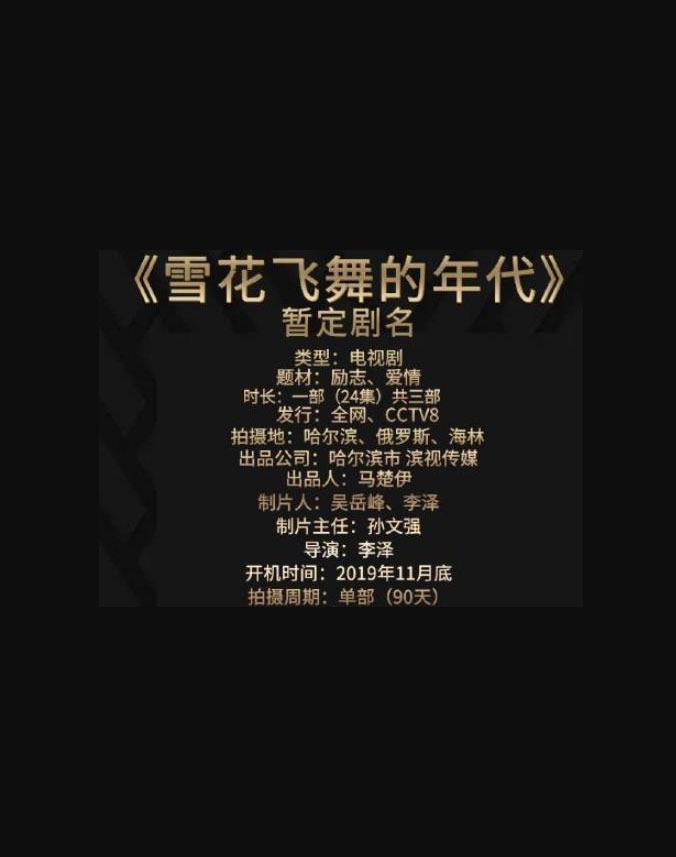 电视剧雪花飞舞的年代剧情分集介绍第1集