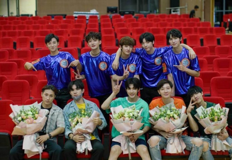 乘风少年片场照