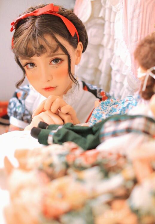 韩安冉日系写真