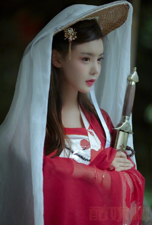 韩安冉古风写真