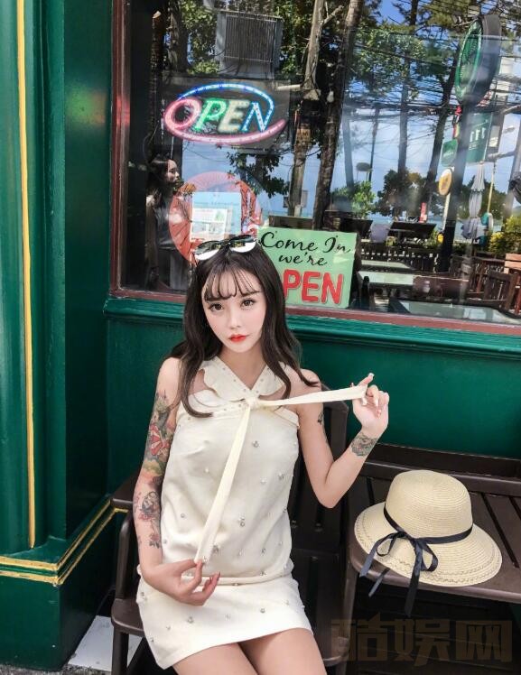 韩安冉时装街拍照