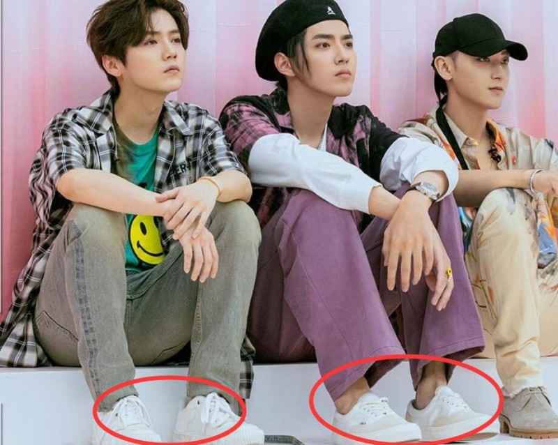 有种&ldquo;神仙友谊&rdquo;叫吴亦凡鹿晗，商量好穿同款鞋子，却不告诉黄子韬