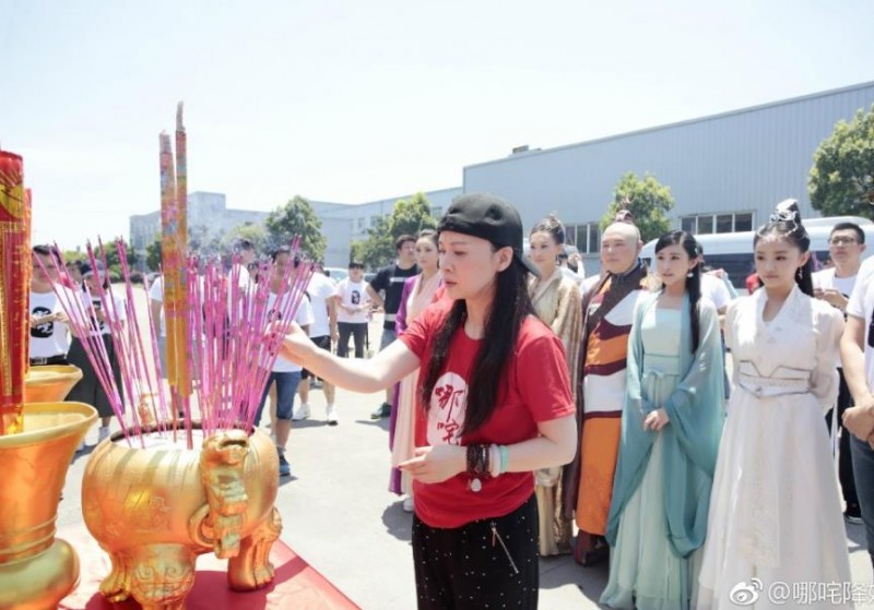 哪吒降妖记剧照 哪吒降妖记开机发布会