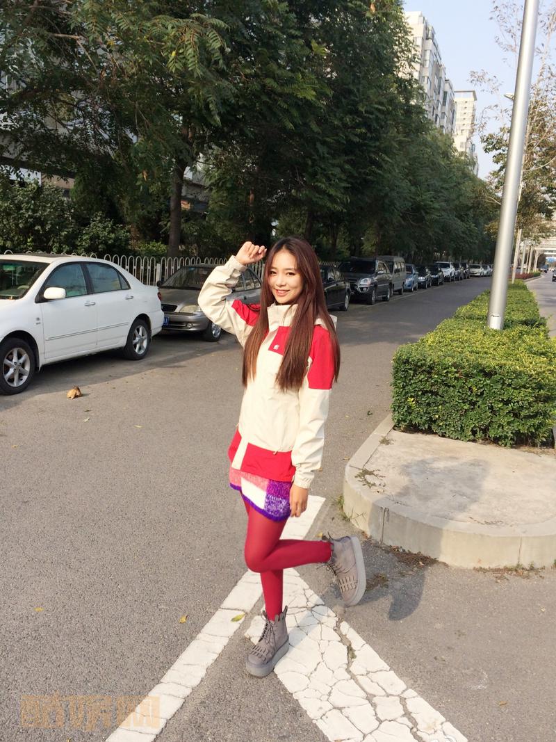 降温天 还好我有保暖神器 来自@KOLONSPORT官方微博 谢谢李宇姐姐 从没想过防风服还能粉嫩嫩 感觉自己萌萌哒 
