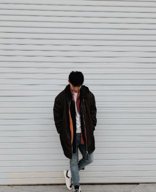 陈烨林户外休闲照