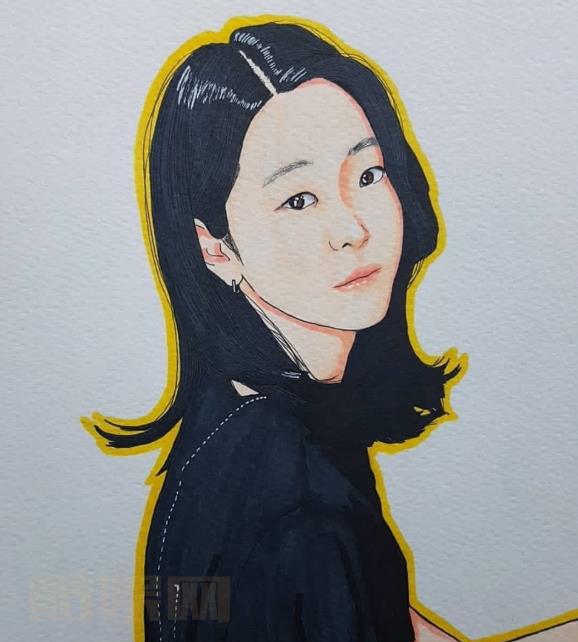 金多美手绘漫画写真