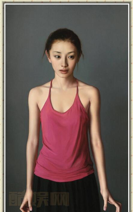 刘玫麟油画模特